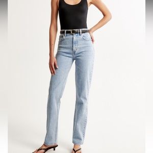 Viral 90s Ultra High rise Abercrombie and Fitch jeans curve love